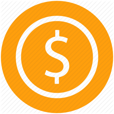 money icon orange