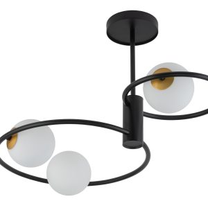 Aqua 3 lampa sufitowa 3xG9 czarna 334651
