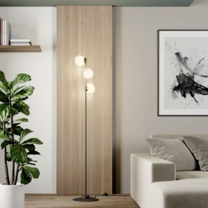 lampy stojace gama 50203 lampa podogowa stojca 3x25w g9 czarny biay 50203 sigma ceny opinie