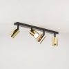 lampa sufitowa zoom 4 czarna mosiadzowana 33509 sigma lighting