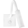 nosor led white adjustable wall lamp with switch