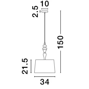 pakabinamas sviestuvas kallisto o34 9009146 (4)