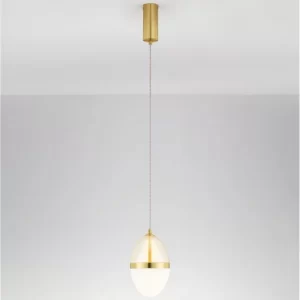 pendul nova luce egna 9009278 led 20w 3000k 2151lm gold metal cognac opal glass ip20 153899