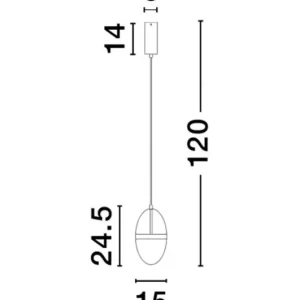 pendul nova luce egna 9009278 led 20w 3000k 2151lm gold metal cognac opal glass ip20 921027