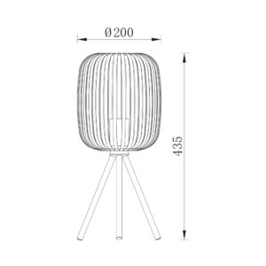 DEKORATIVNA STOLNA LAMPA - Image 4