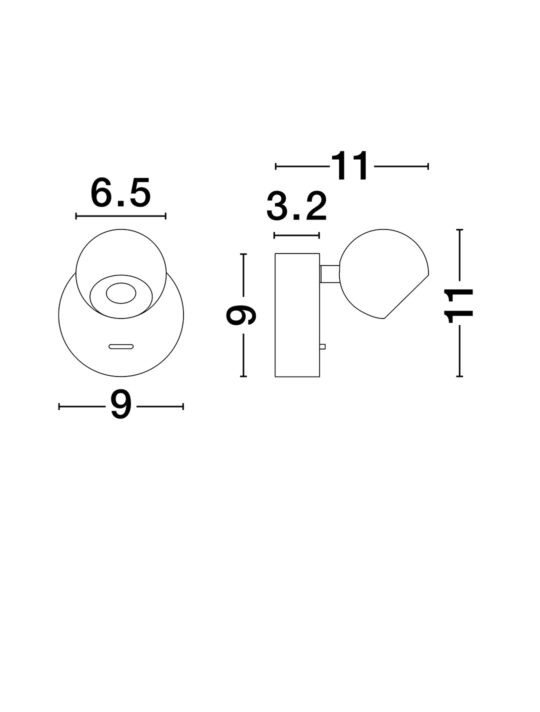 ZIDNA LAMPA SFERA - Image 5