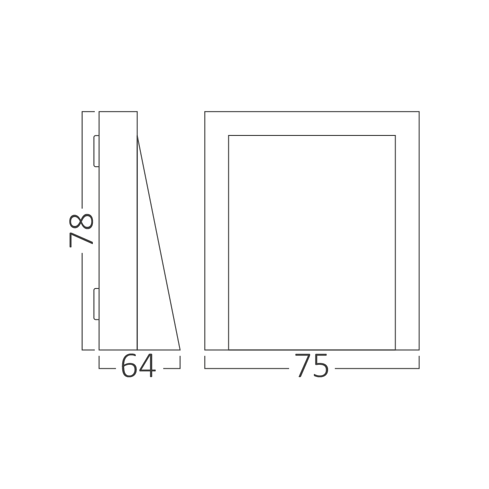 VANJSKA ZIDNA LAMPA 1X6W - Image 5